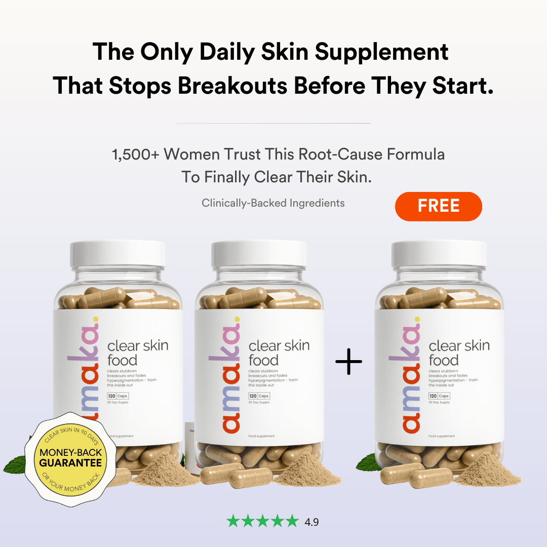 Clear Skin Food™ 3 - months by Amaka – supplement